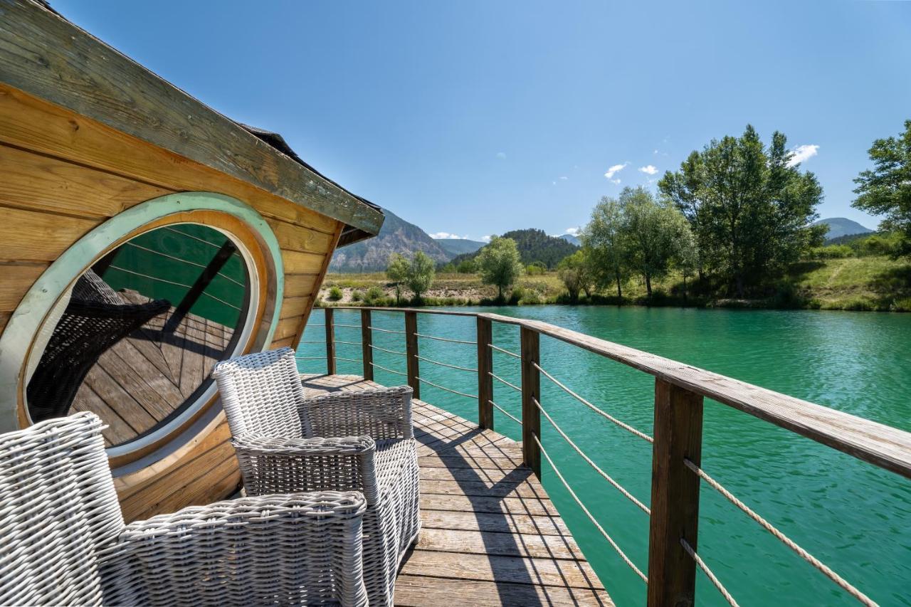 Camping Le Lac Bleu Hotell Châtillon-en-Diois Eksteriør bilde