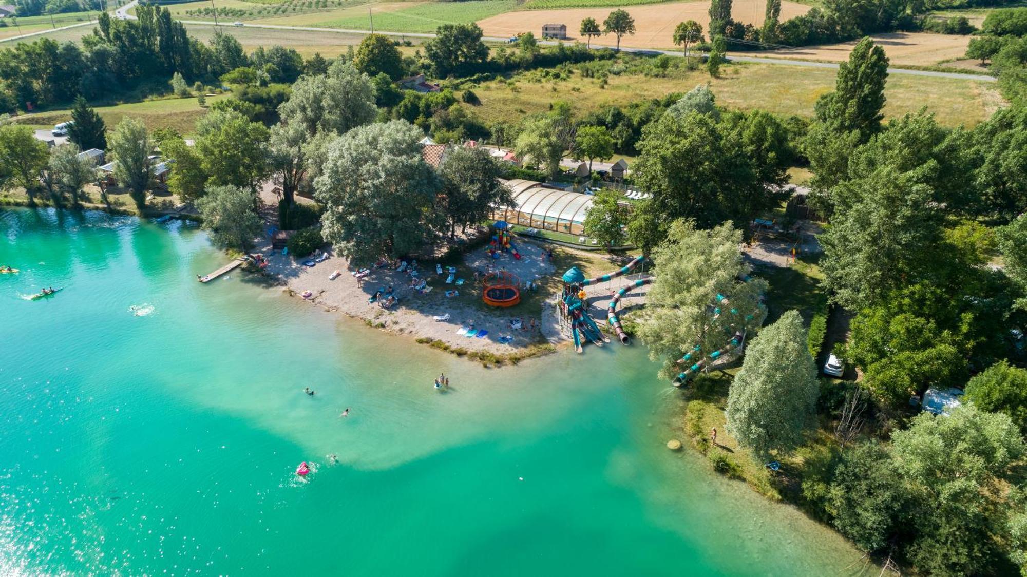 Camping Le Lac Bleu Hotell Châtillon-en-Diois Eksteriør bilde